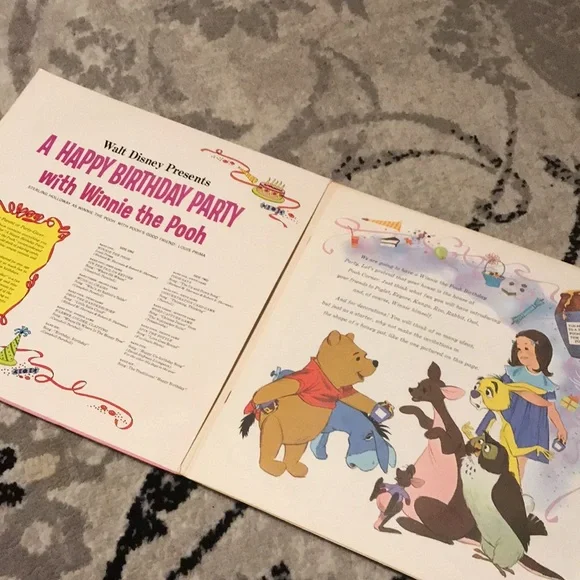 Host Pick Bundle of Vintage Disney Winnie the Pooh Vinyls